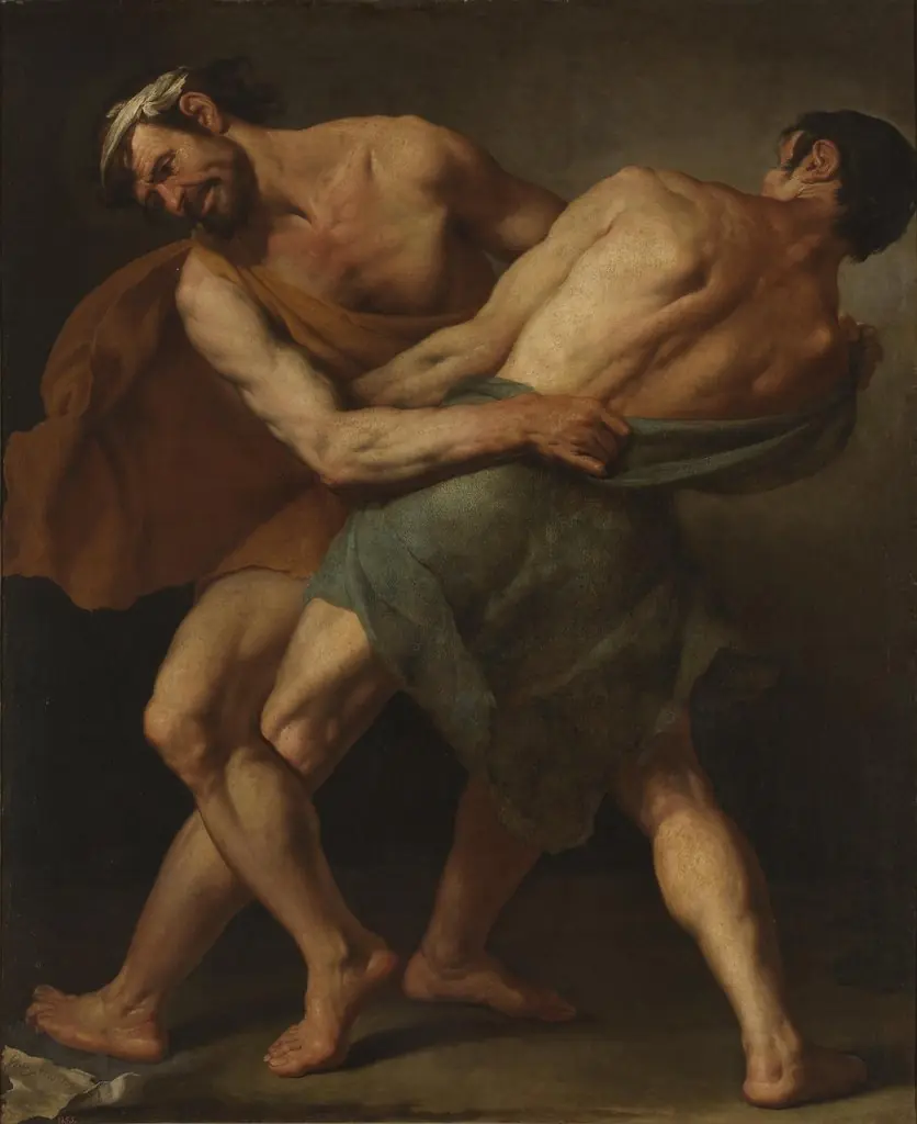 Dos luchadores