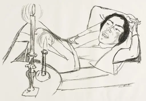 Reclining Woman (Portrait of Johanna Loeb)