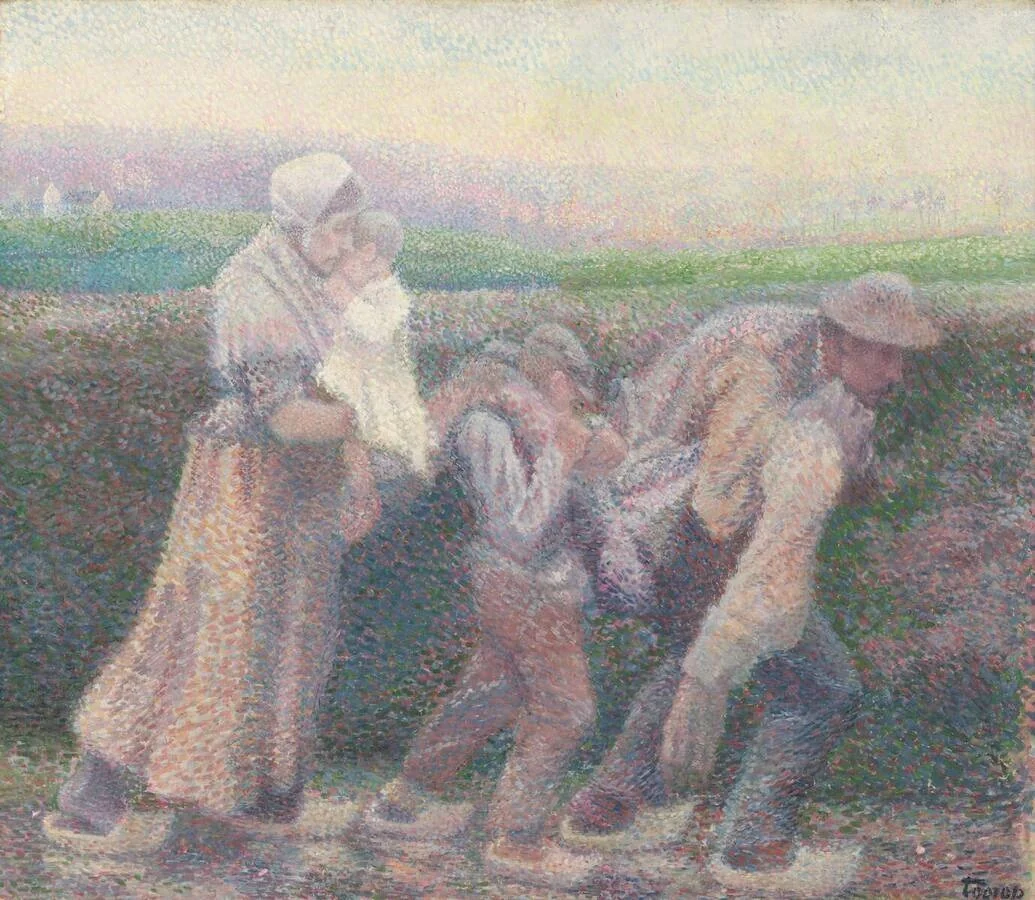 After the strike, by Jan Toorop, unspecified, 1903