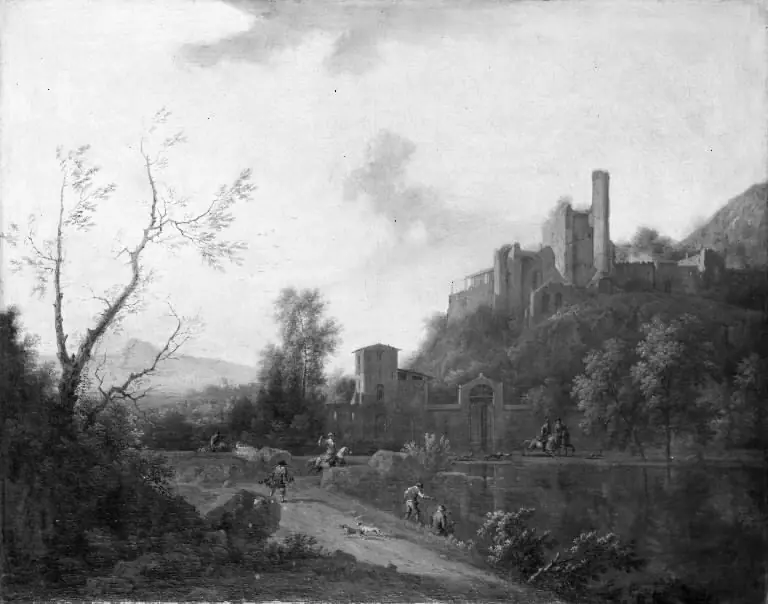 Mountain Scenery with a Castle