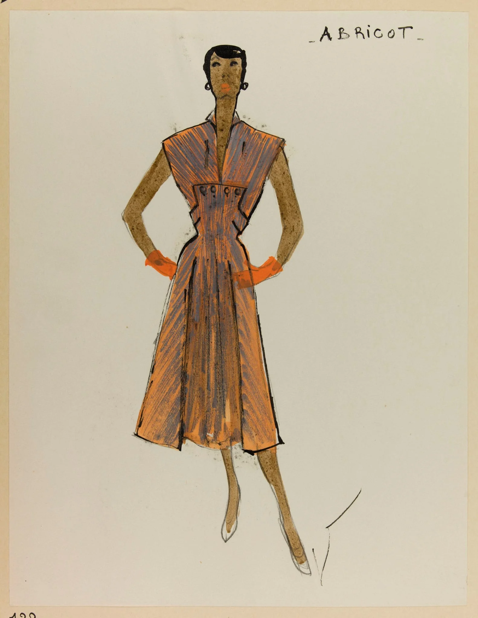 Abricot, by Carven, 1953