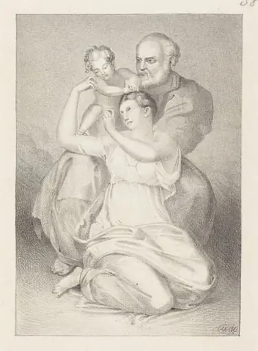 Holy Family, from Michelangelo