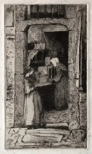 Twelve Etchings from Nature:  La Marchande de Moutarde