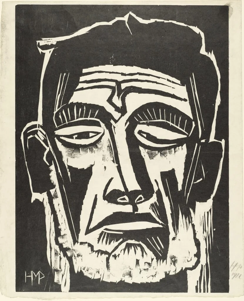 Untitled, by Max Pechstein, ink, 1922