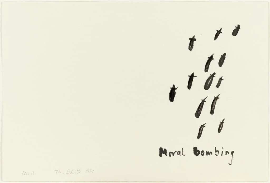 Untitled, by Thomas Schütte, watercolor, 1991