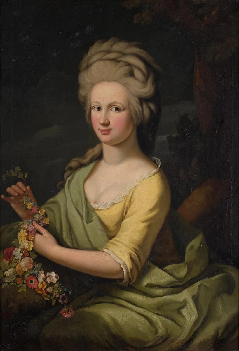 Bildnis Regula Schulthess-Ott, by Johann Heinrich Wilhelm Tischbein, oil, 1792