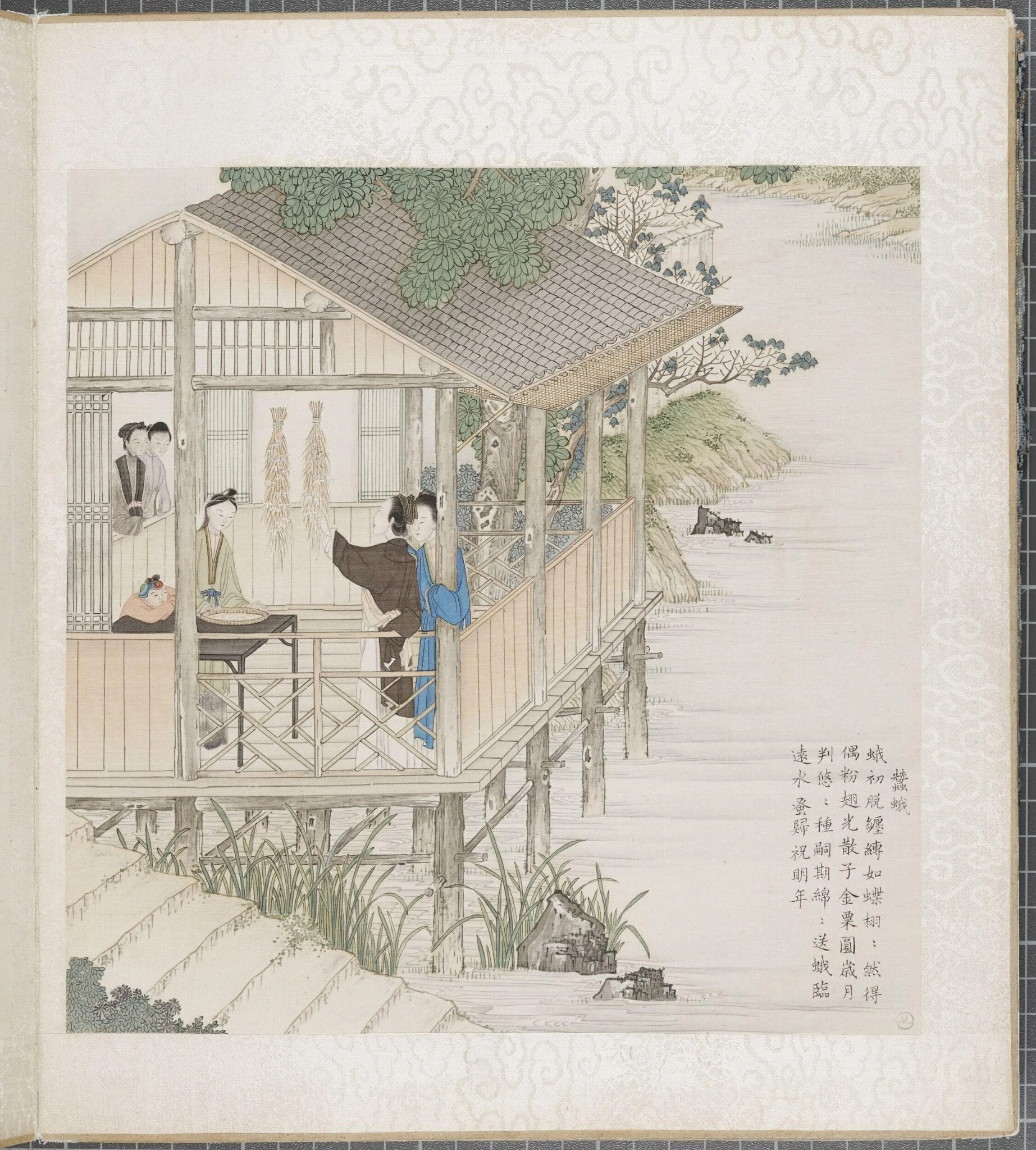 Pictures of Weaving, by Unknown, paint, 1750