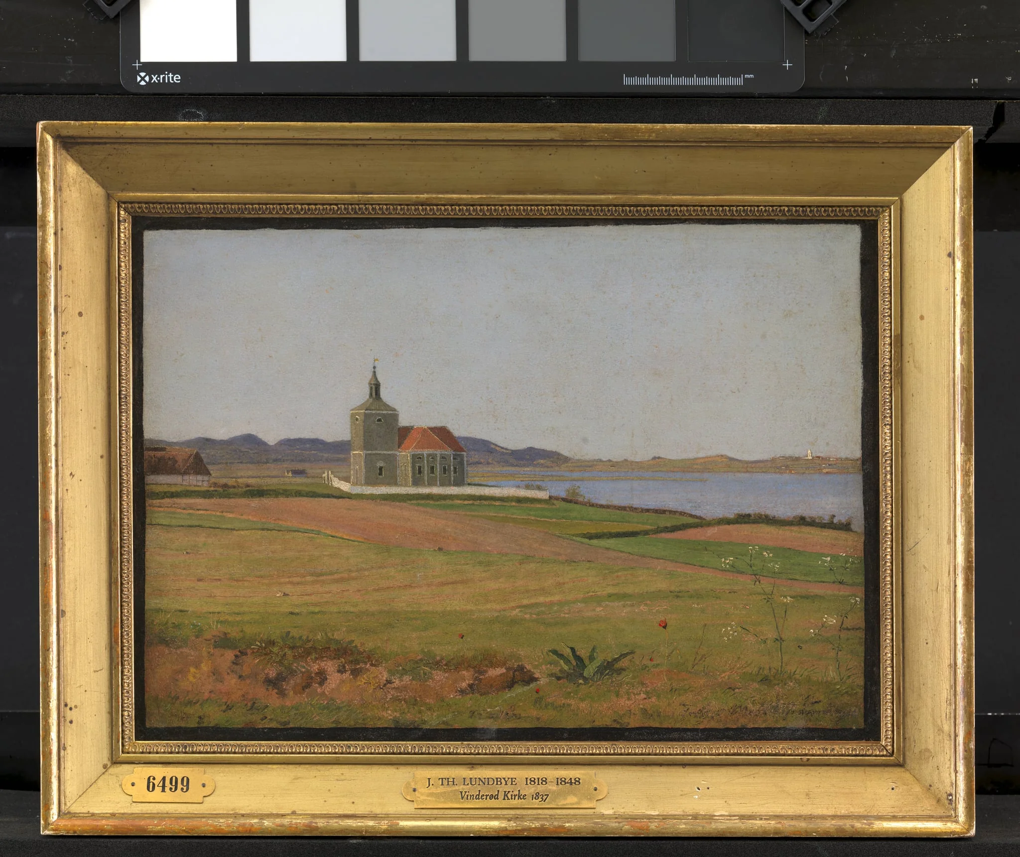 Vinderød Church near Frederiksværk, by Unknown, 1837