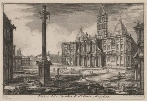 Veduta della Basilica di Santa Maria Maggiore (View of the Basilica of Santa Maria Maggiore)