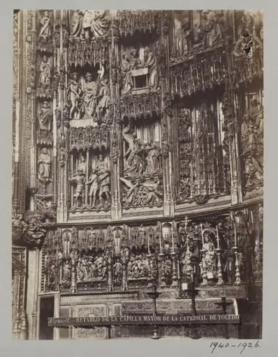 Altarpiece in Toledo Cathedral, Spain