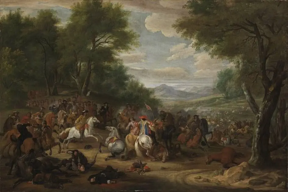 Cavalry battle