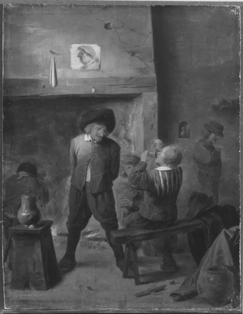 Peasants by a Fire