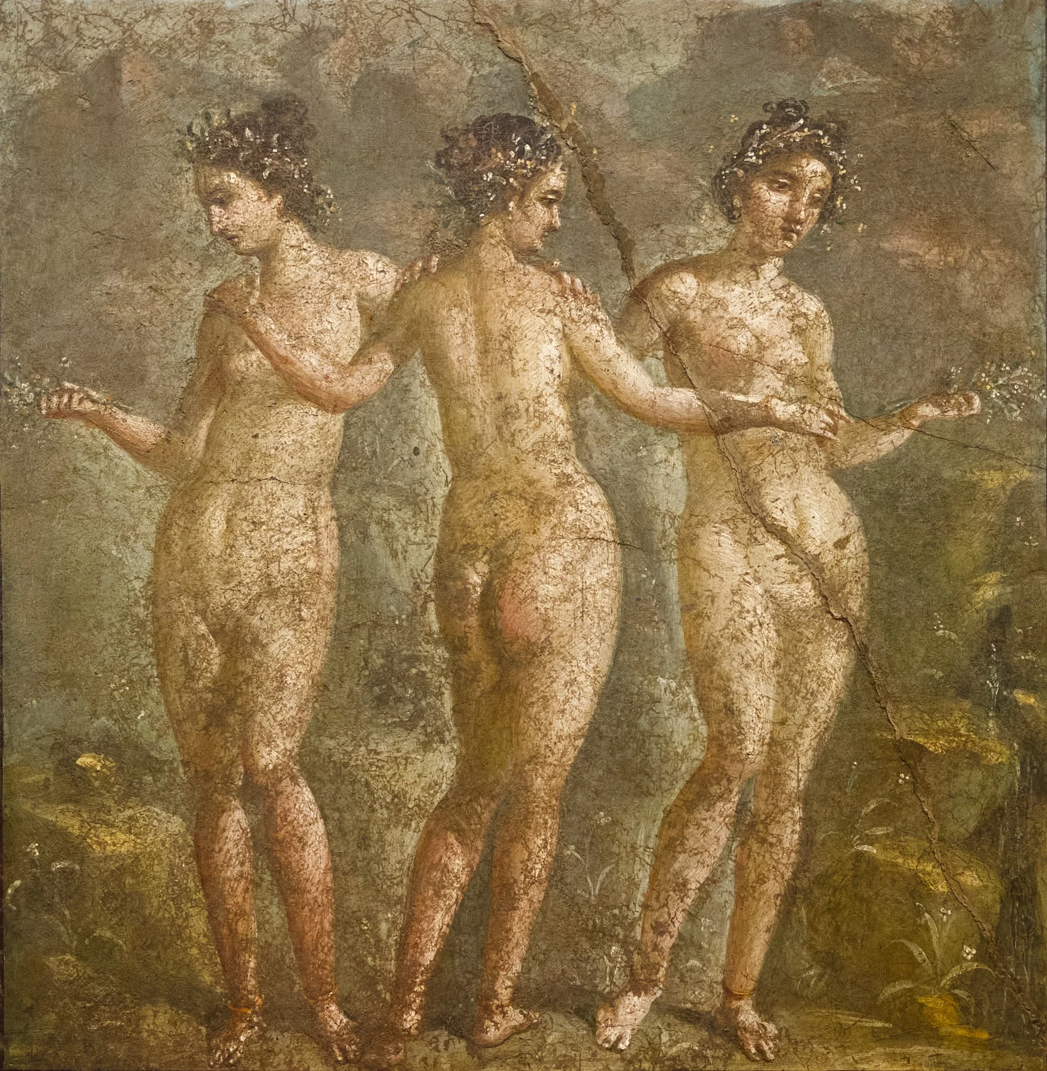 MAN Naples 9236, by Unknown, fresco, 1850