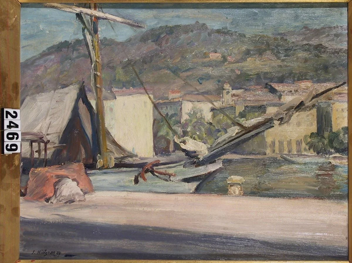 Portul Ajaccio, by Samuel Mützner, 1931
