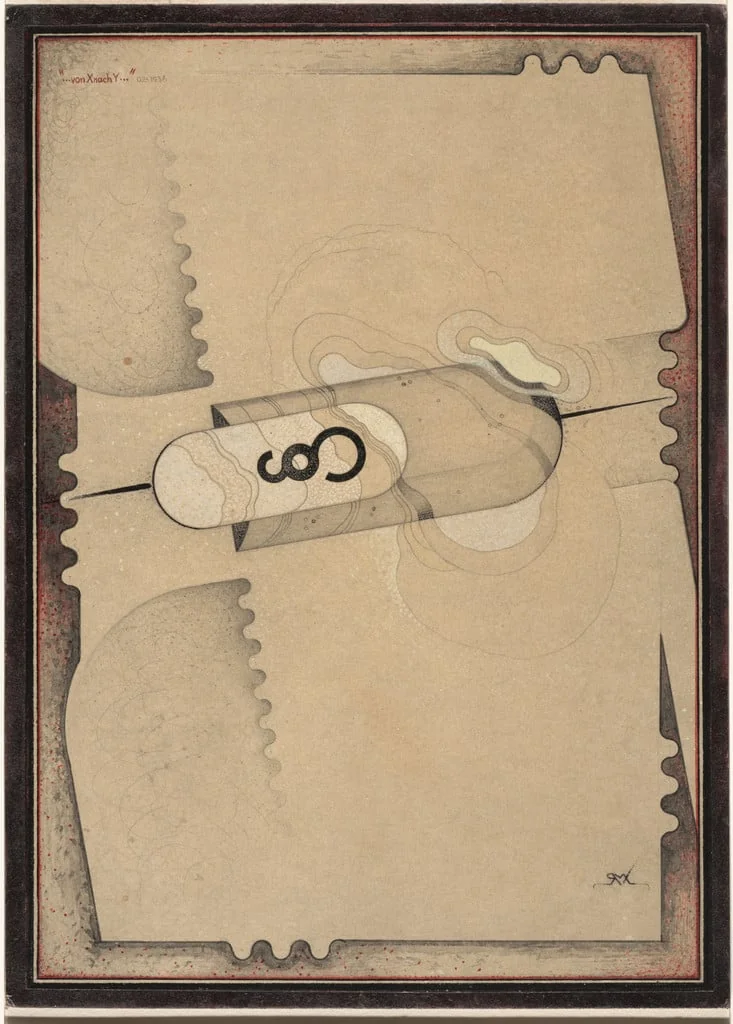 Untitled, by Robert Michel, watercolor, 1936