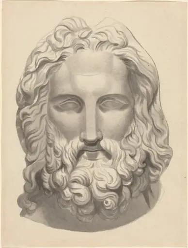 Antique Bearded Head