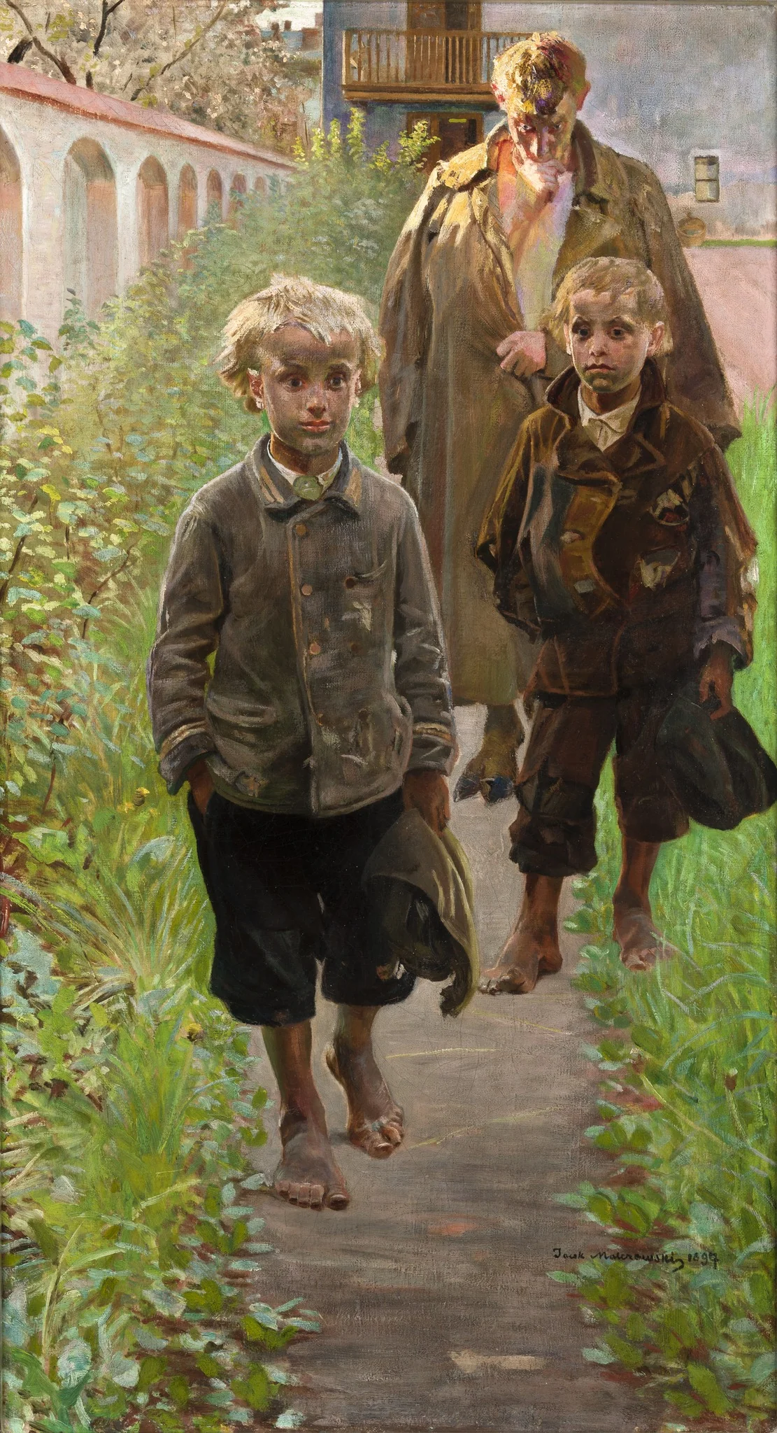 My Models, by Jacek Malczewski, oil, 1899
