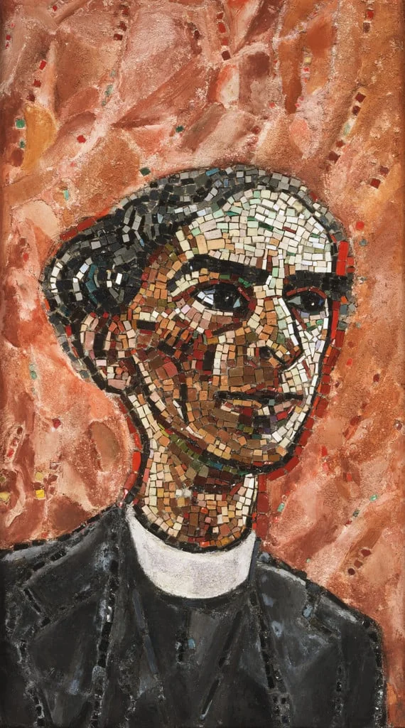 Untitled, by Elsa Schmid, fresco, 1948