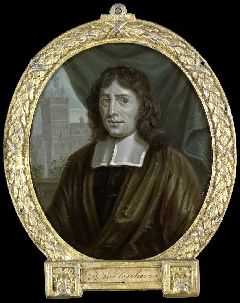 Portrait of Joannes Vollenhove, Clergyman and Poet in The Hague
