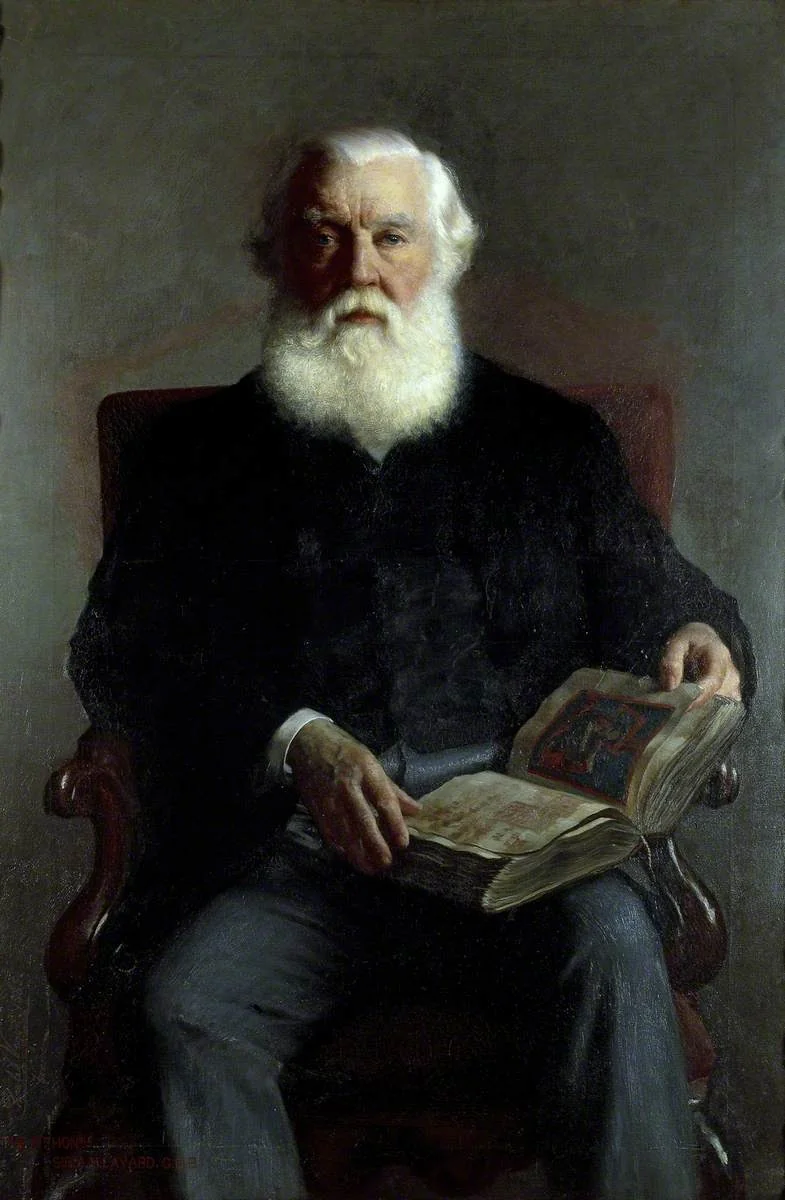 Sir Austen Henry Layard (1817–1894), by Charles Vigor, oil, 1893