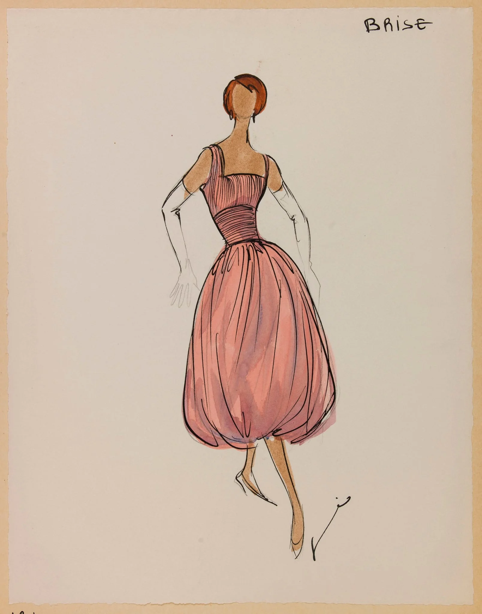 Brise, by Marie-Louise Carven, 1956