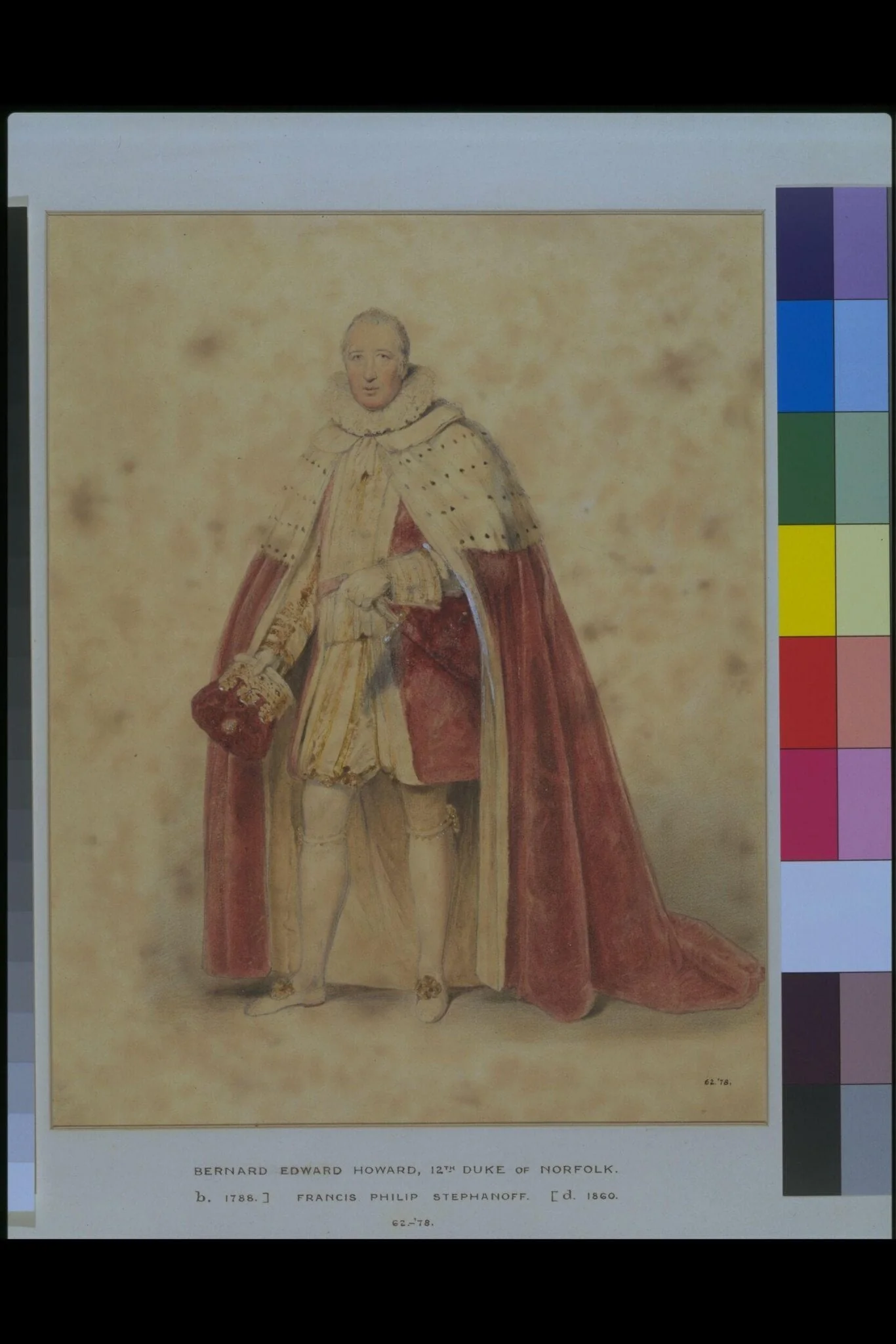 Untitled, by Francis Philip Stephanoff, watercolor, 1821