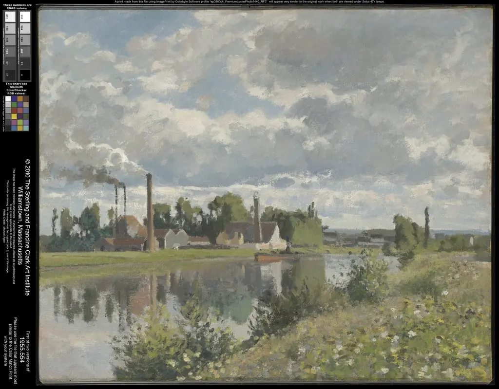 The River Oise near Pontoise