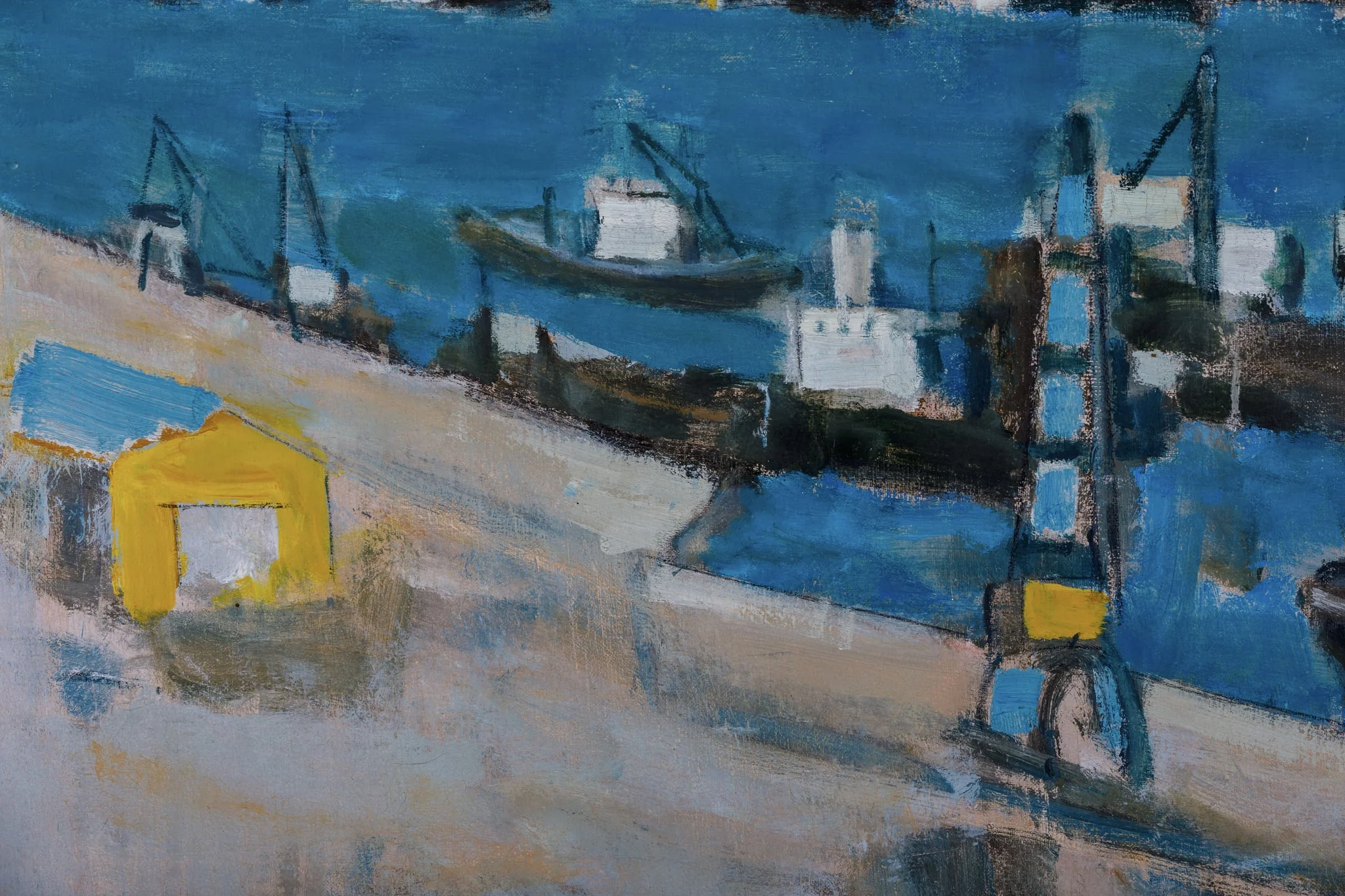 Port la Dunăre, by Ion Pacea, 1961