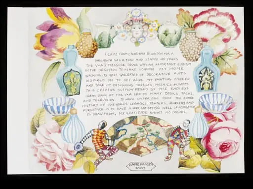 Contribution to V&A's 150th anniversary album