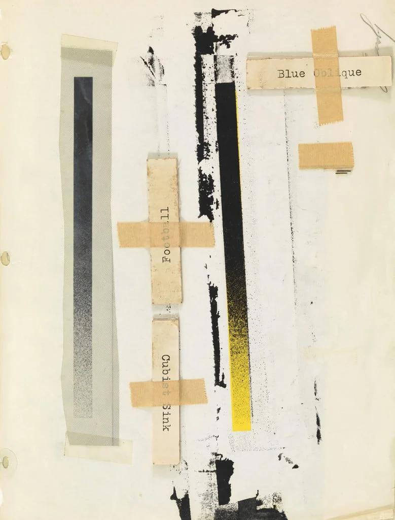 Untitled, by Robert Overby, gouache, 1969