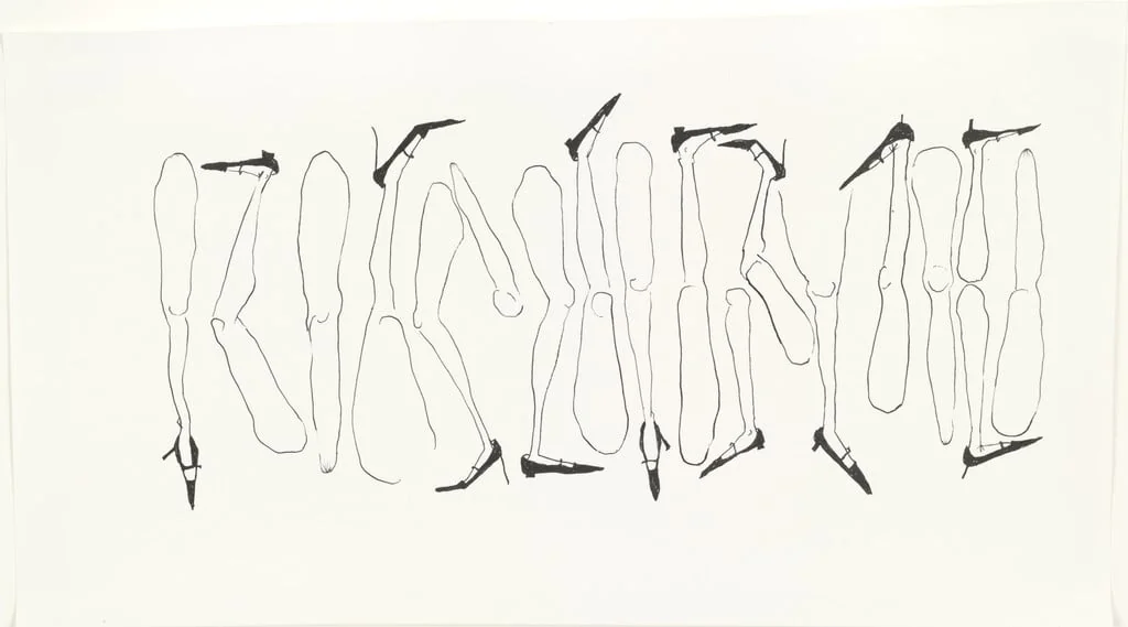 Untitled, by Anna Gaskell, ink, 2003