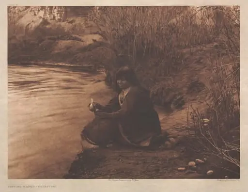 Portfolio II, Plate 75: Getting Water-Havasupai