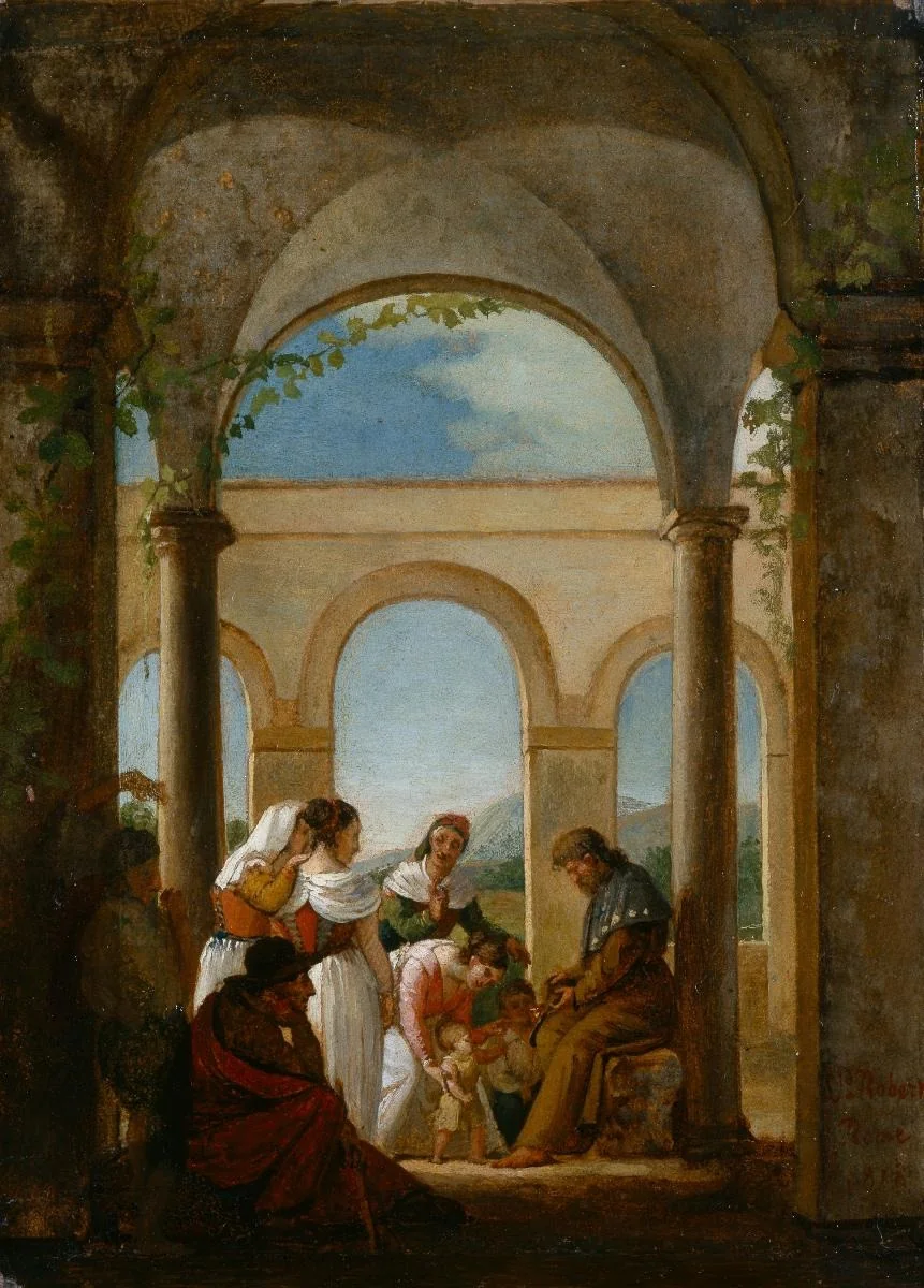 Q131585512, by Léopold Robert, oil, 1818