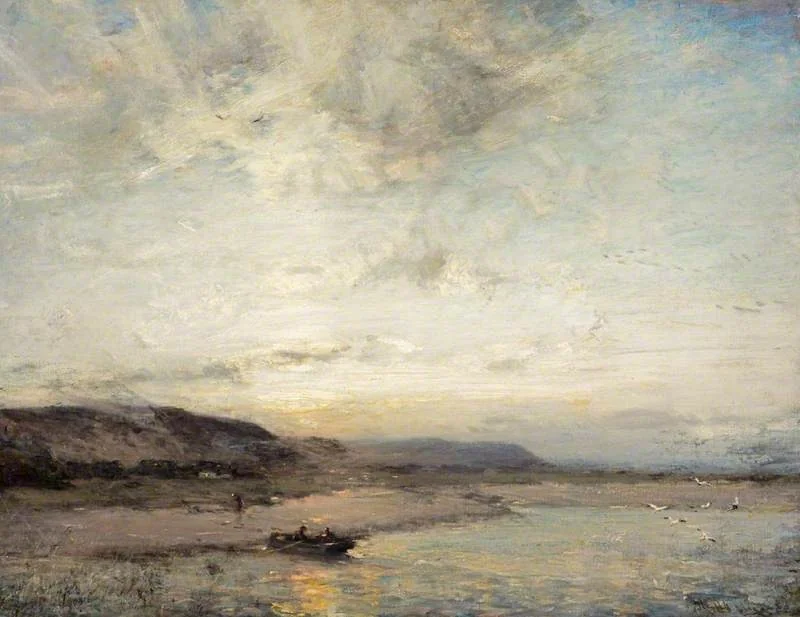 Sunset near Glencaple on Solway
