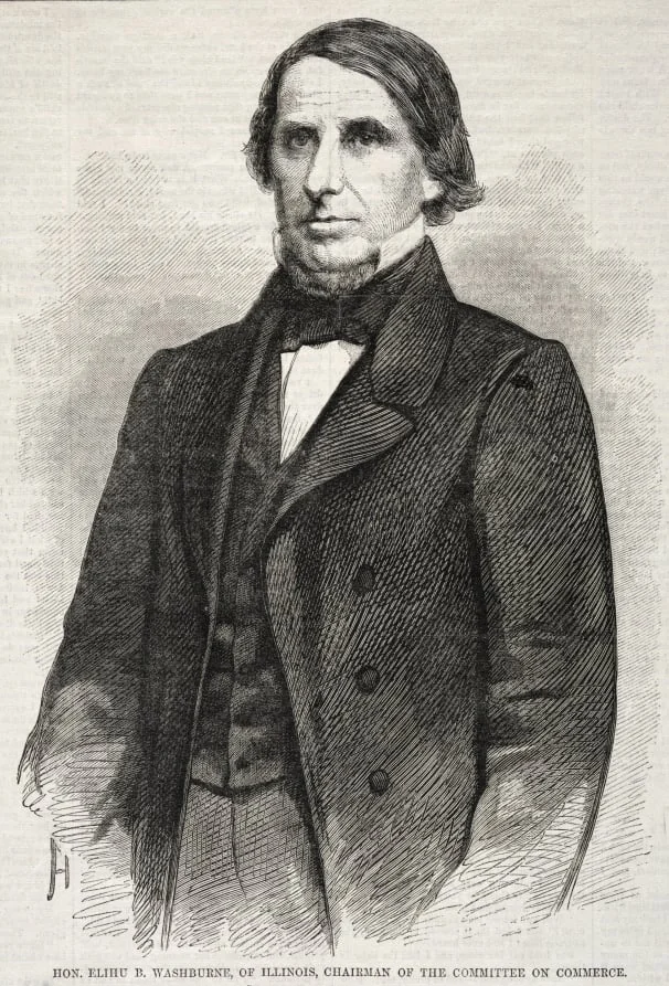 Hon. Elihu B. Washburne, of Illinois, Chairman of the Committee on Commerce, by Winslow Homer, 1860