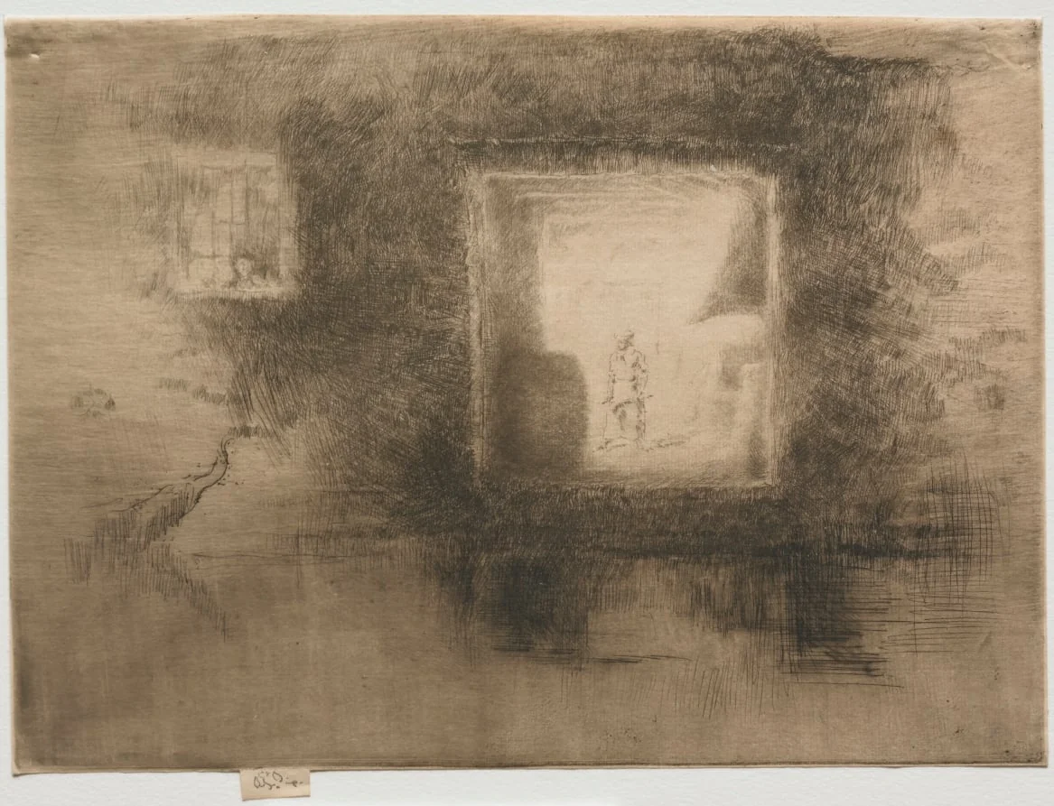 Nocturne Furnace, by James McNeill Whistler, 1880