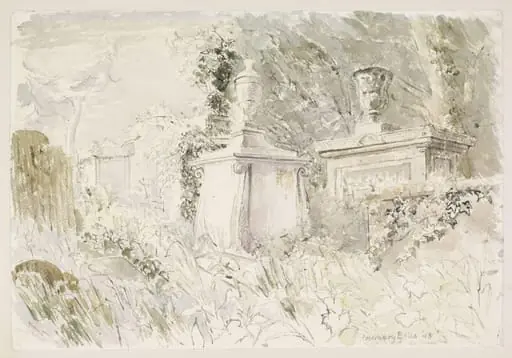 Tombstones, Bathampton Cemetery, Bath