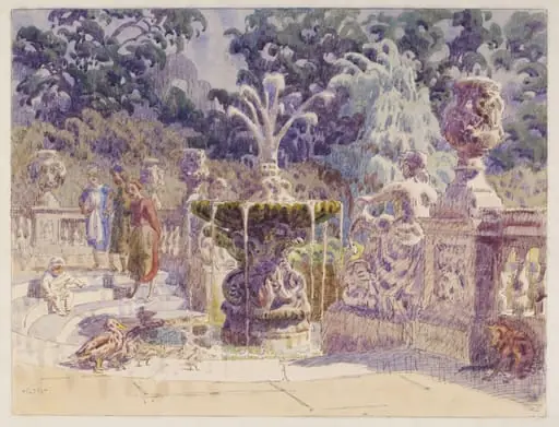 Fountain in Kensington Gardens