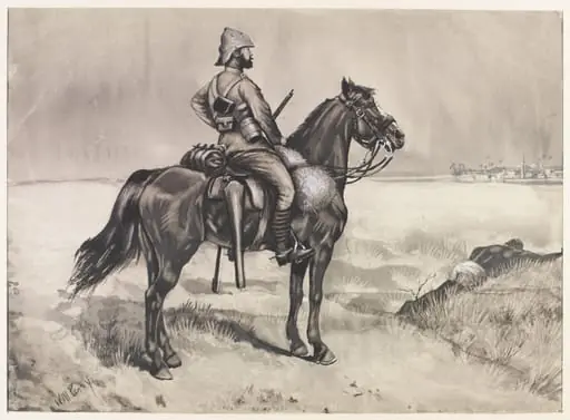 19th Hussars - Vedette at Metemneh  1885