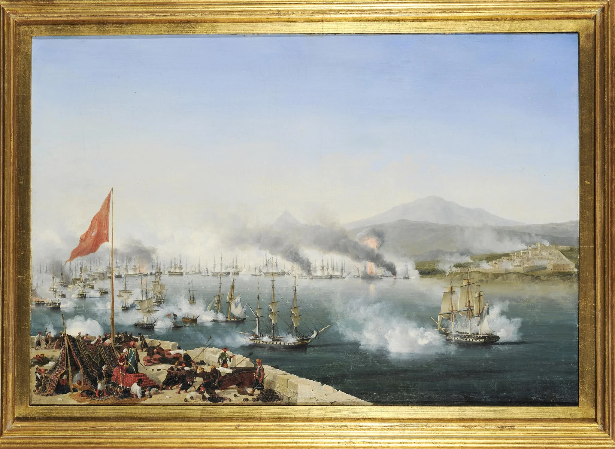 Η Ναυμαχία του Ναυαρίνου, by Garneray Louis Ambroise, unspecified, 2009