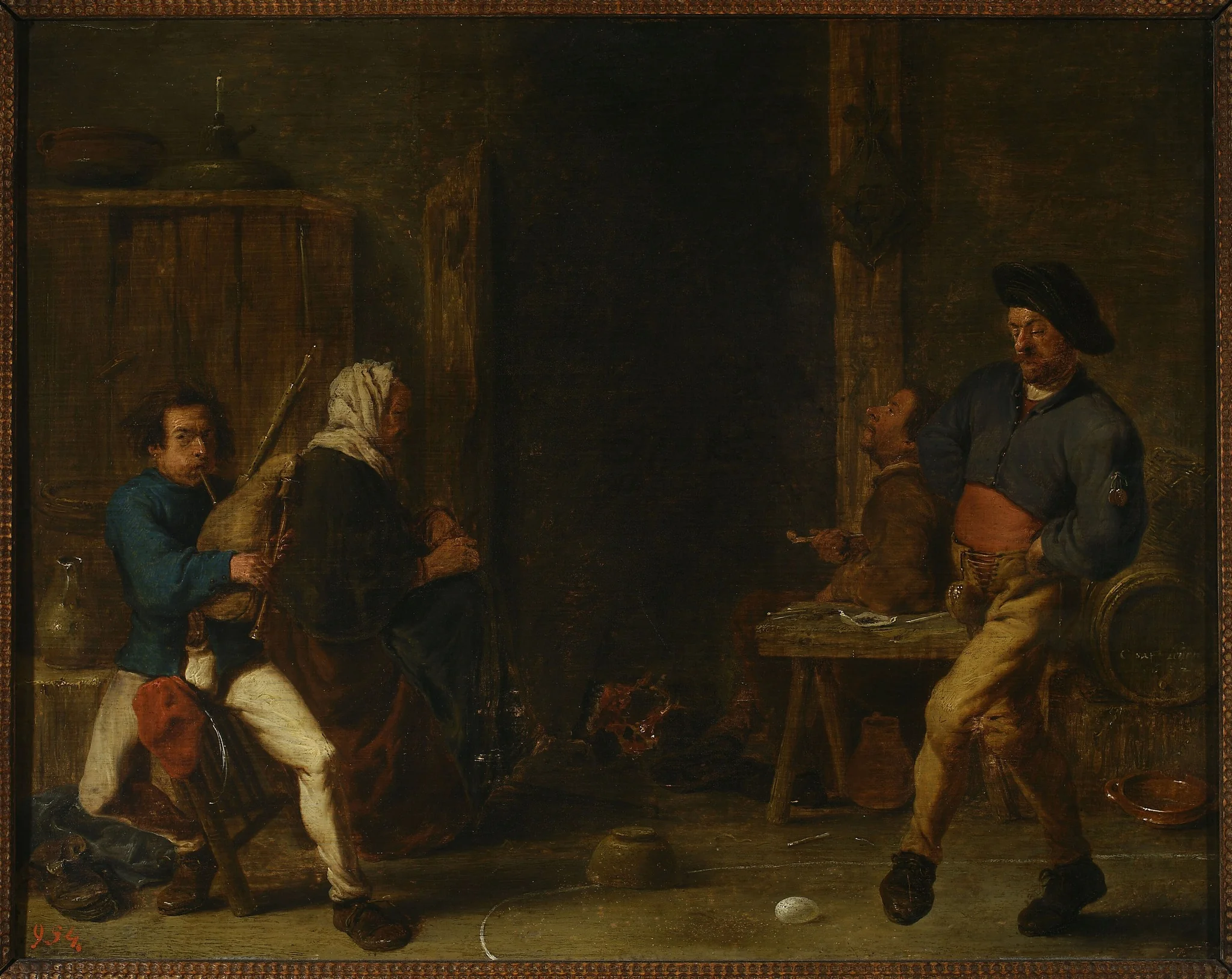 Scene in a tavern
