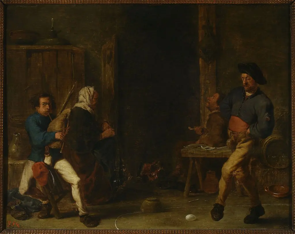 Scene in a tavern