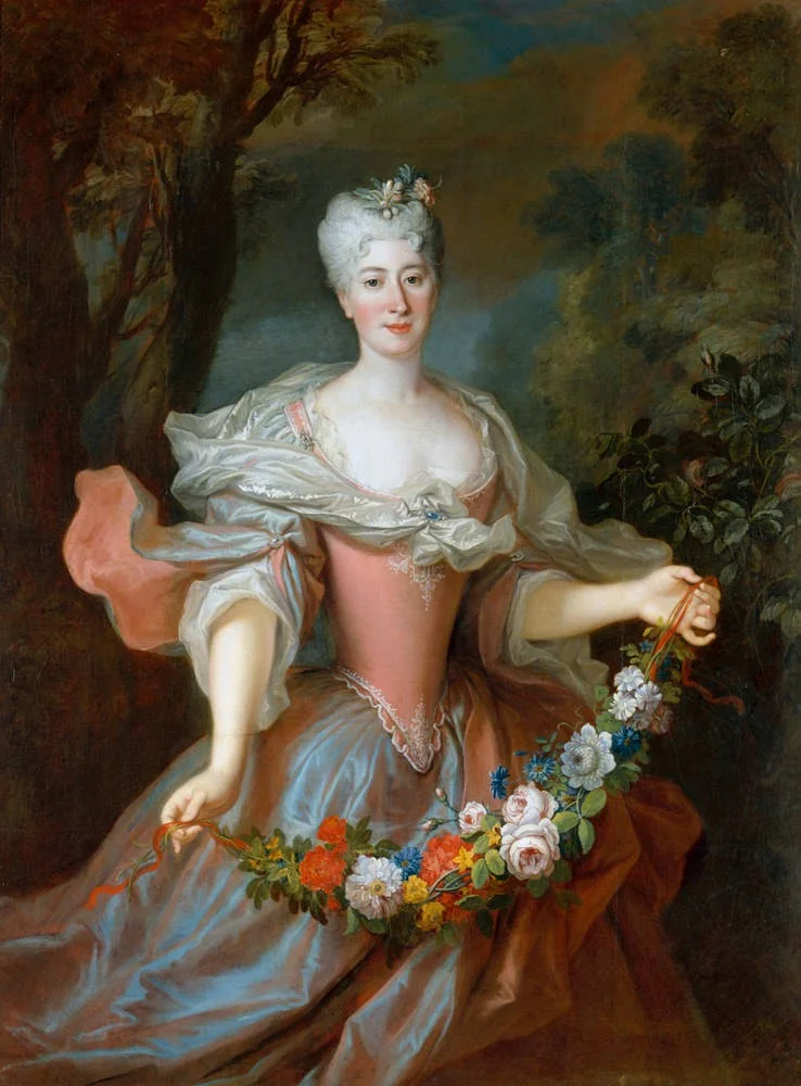 Marcybela Ogiński, by Louis de Silvestre, oil, 1724