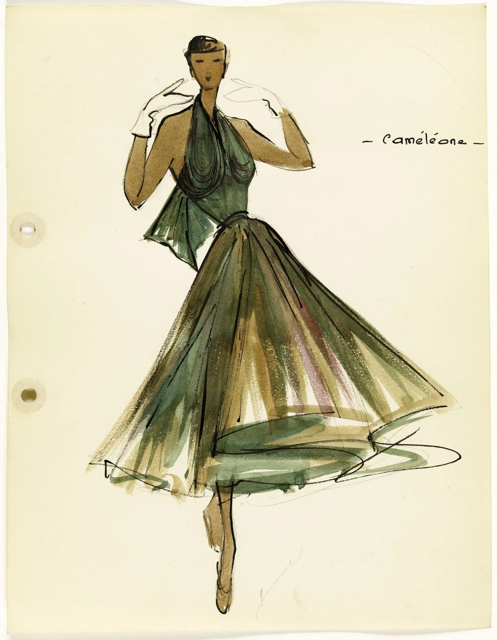 'Caméléone', by Carven, 1951