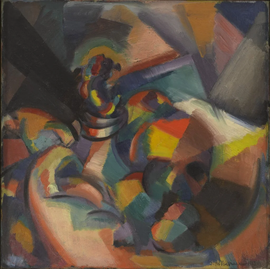 Untitled, by Stanton Macdonald-Wright, oil, 1913