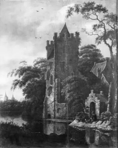 Ruins of a Castle by a River