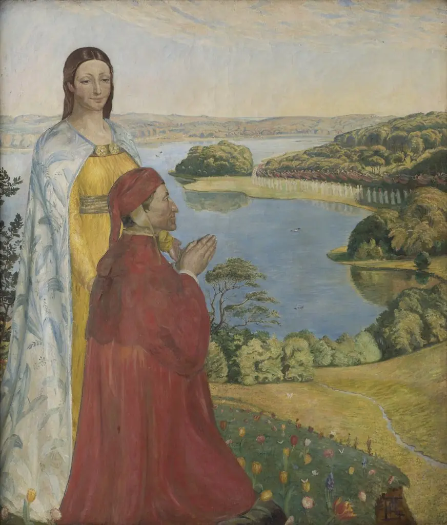 Dante and Beatrice in Paradise