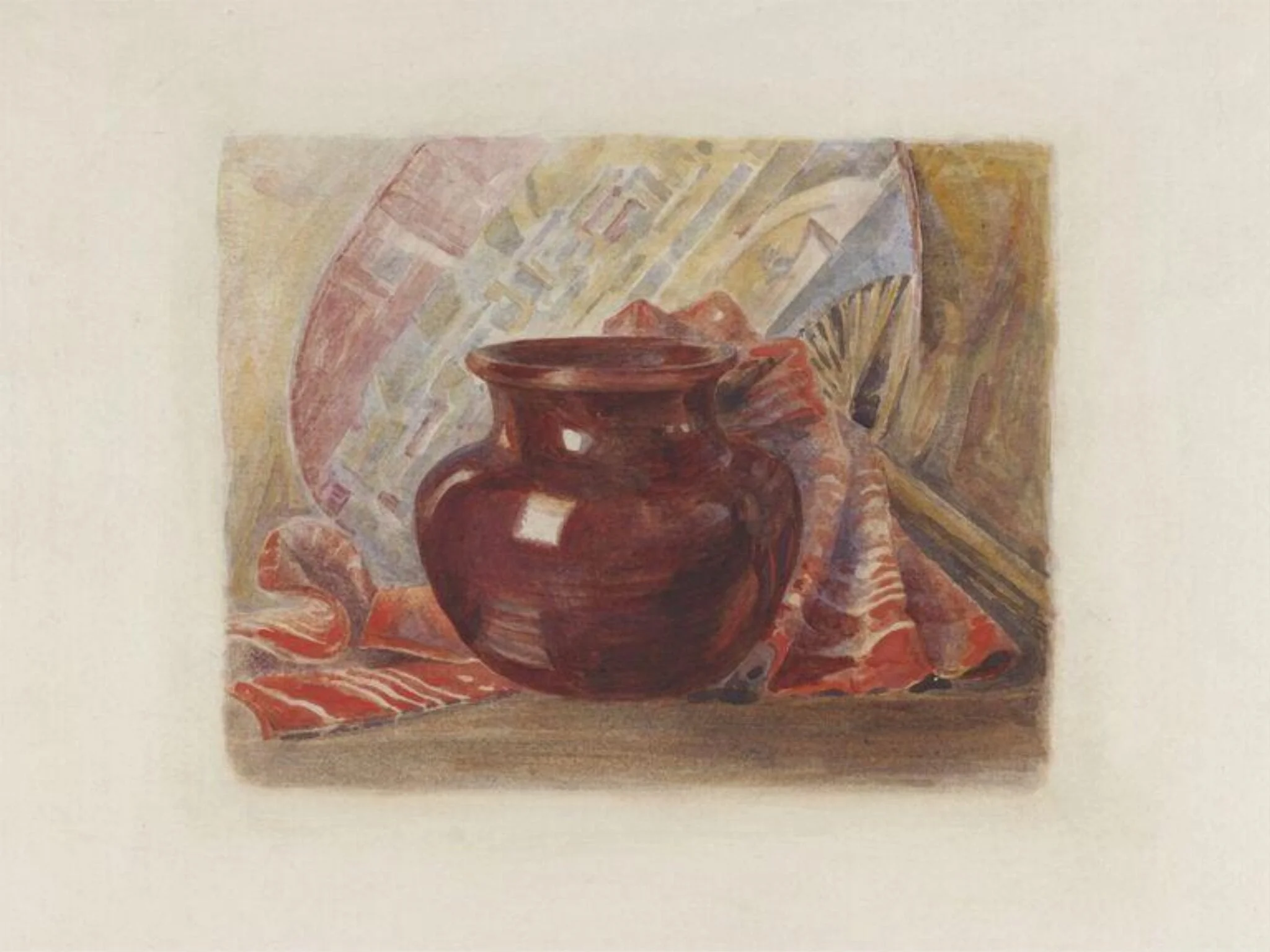 A study in reds, by Beatrix Potter, watercolor, 1900