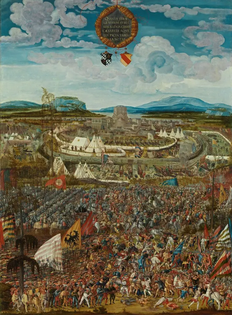 The anachronistic Siege for Battle of Alesia
