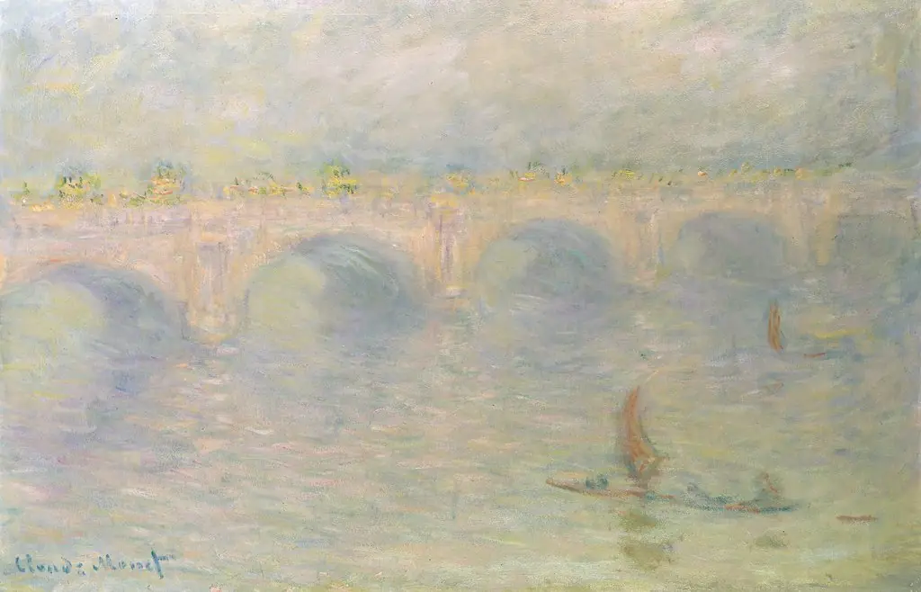 Waterloo Bridge, London, Sun Effect